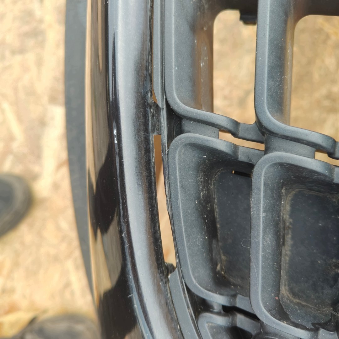 front bumper grille OPEL CORSA D LIFT black 2011-2014 complete