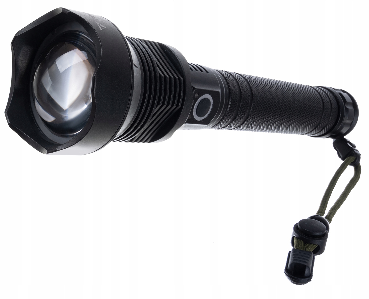 Vojenský taktický LED XHP70 Aku Searchlight Dominantná farba: čierna