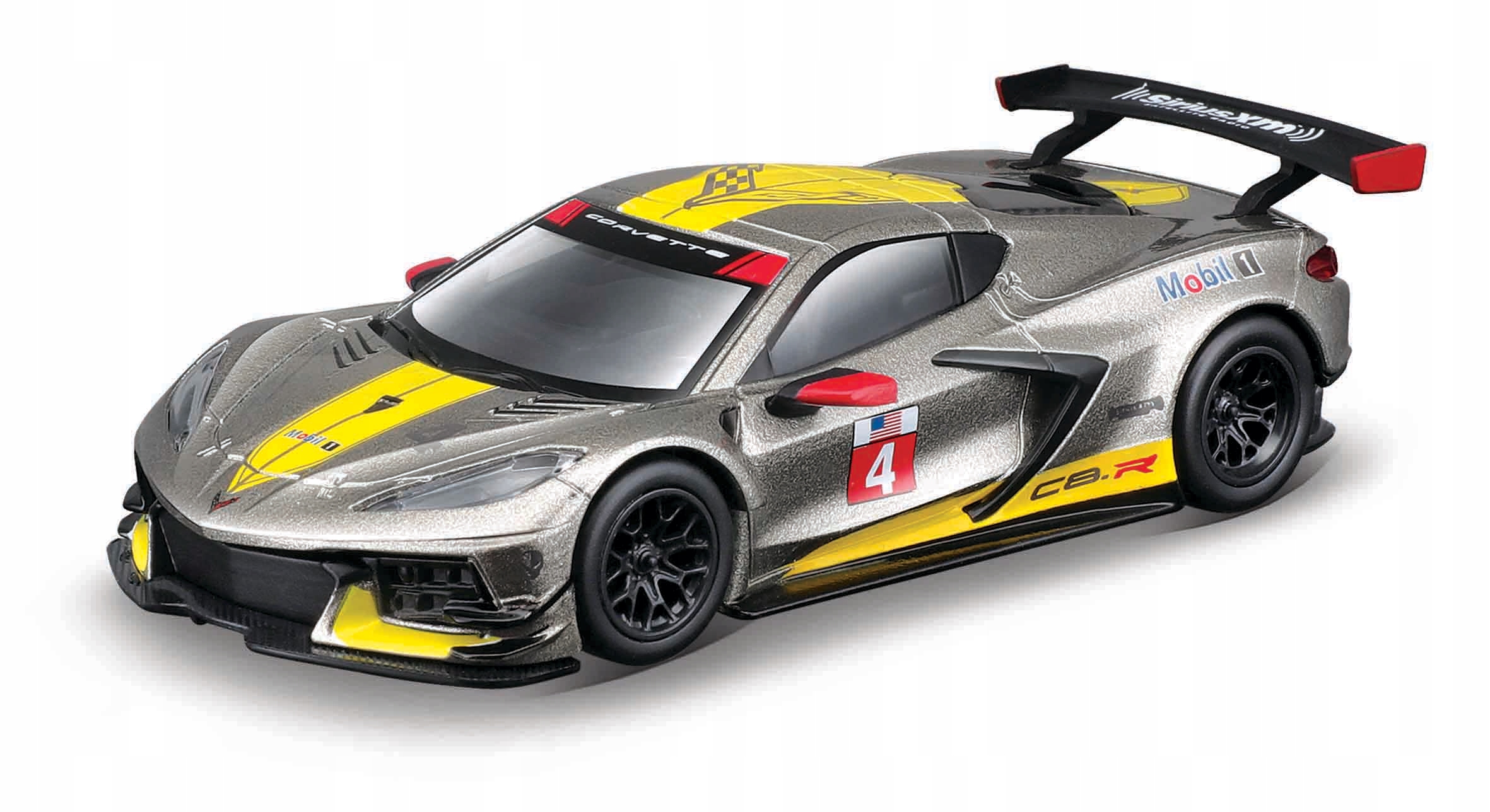 Závodní 2020 Chevrolet Corvette C8R Yellow Bburago