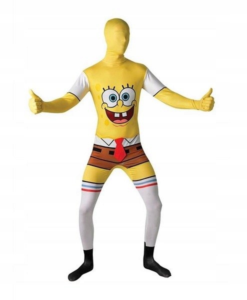 STRÓJ SPONGEBOB KANCIASTOPORTY DRUGA SKÓRA L