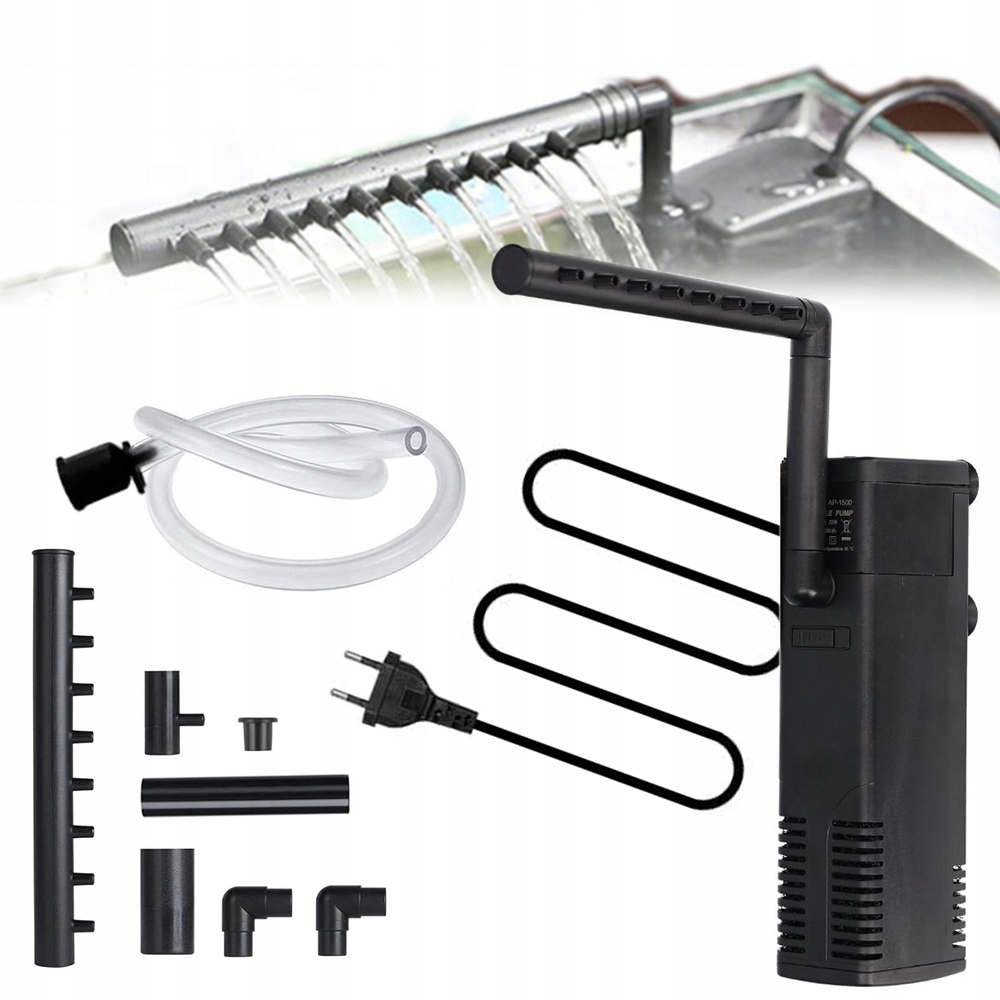 Aquarium Innenfilter Aquarium Filter Pumpe Sauerstoffversorgung 1000L/h