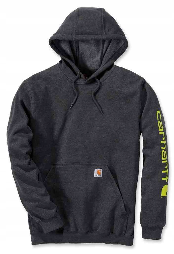 Mikina Carhartt Midweight Signature Logo Carbon