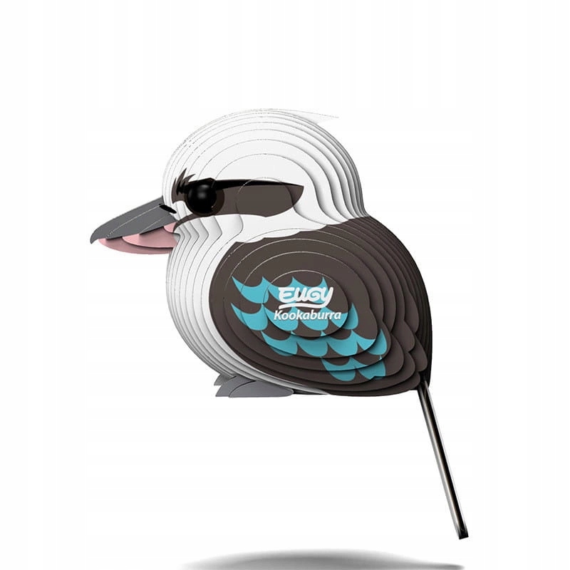 Puzzle 3D Układanka Ptak Kukabura Chichotliwa - zestaw kreatywny 6+, Eugy Liczba elementów 1