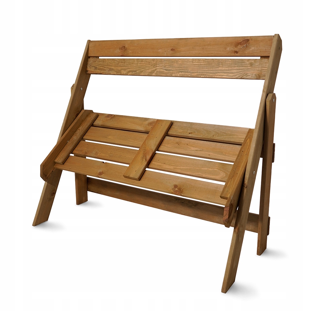 DREWNIANA ŁAWKA OGRODOWA 105X46X89 KASZTAN Producent inna
