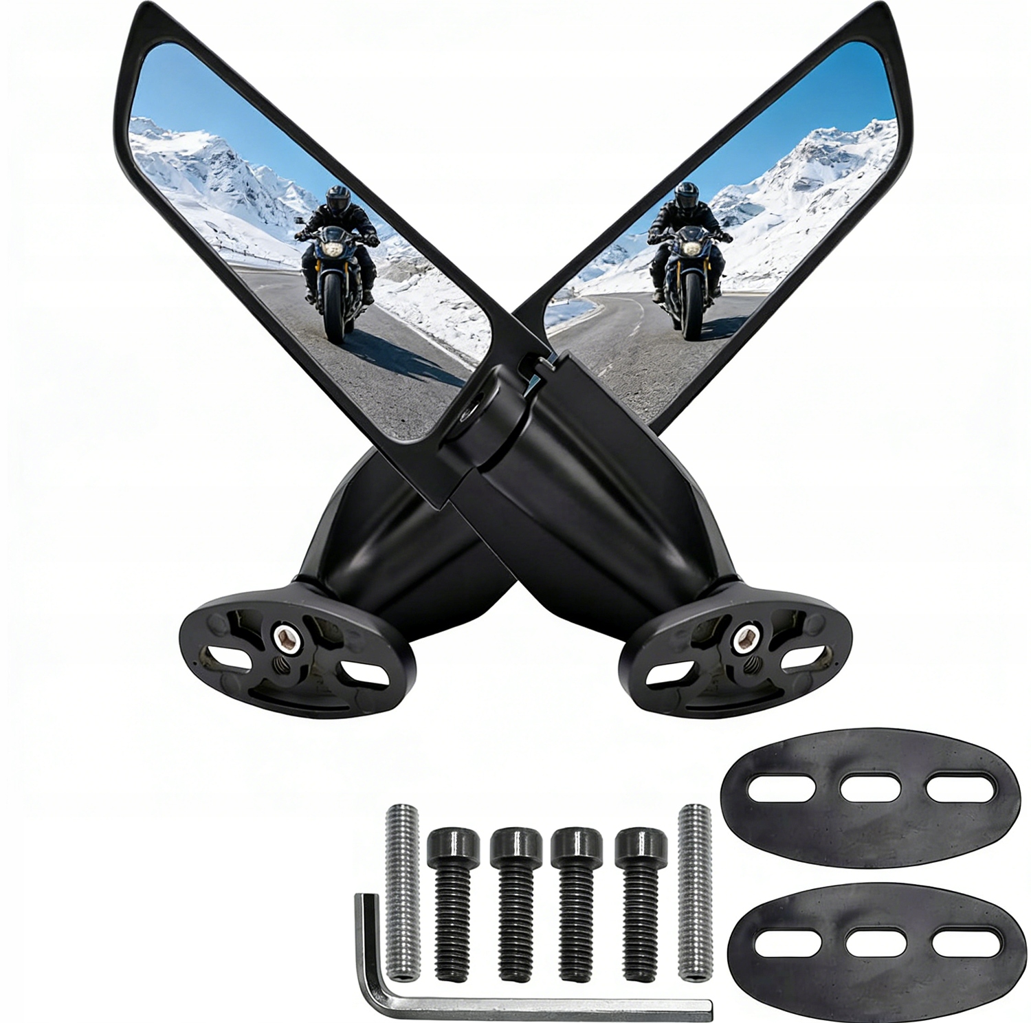 2X LUSTERKO LUSTERKA do YAMAHA YZF R6 R1 R25 R3 R125 R15