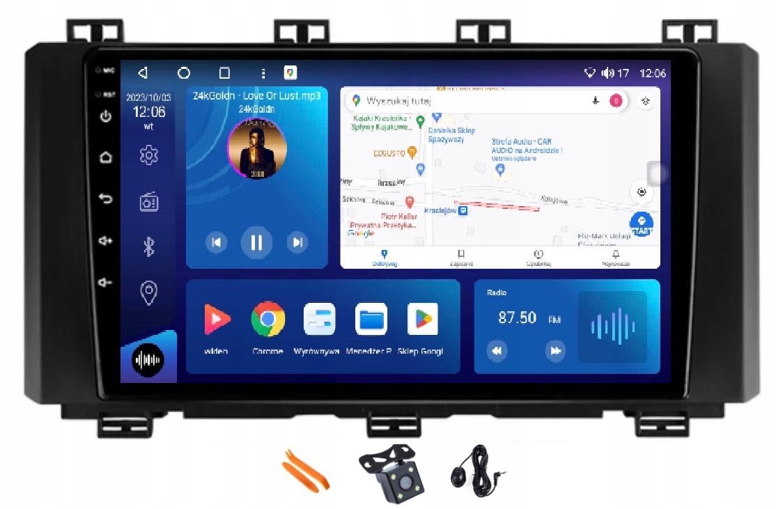 Rádio Android Navigácia VQ230 Qled Carplay Lte Gps Dsp Cupra Ateca 16-21