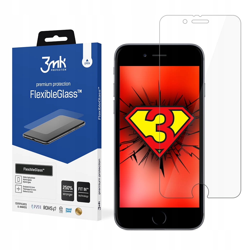 

Szkło na ekran 7H 3mk FlexibleGlass do iPhone 6s