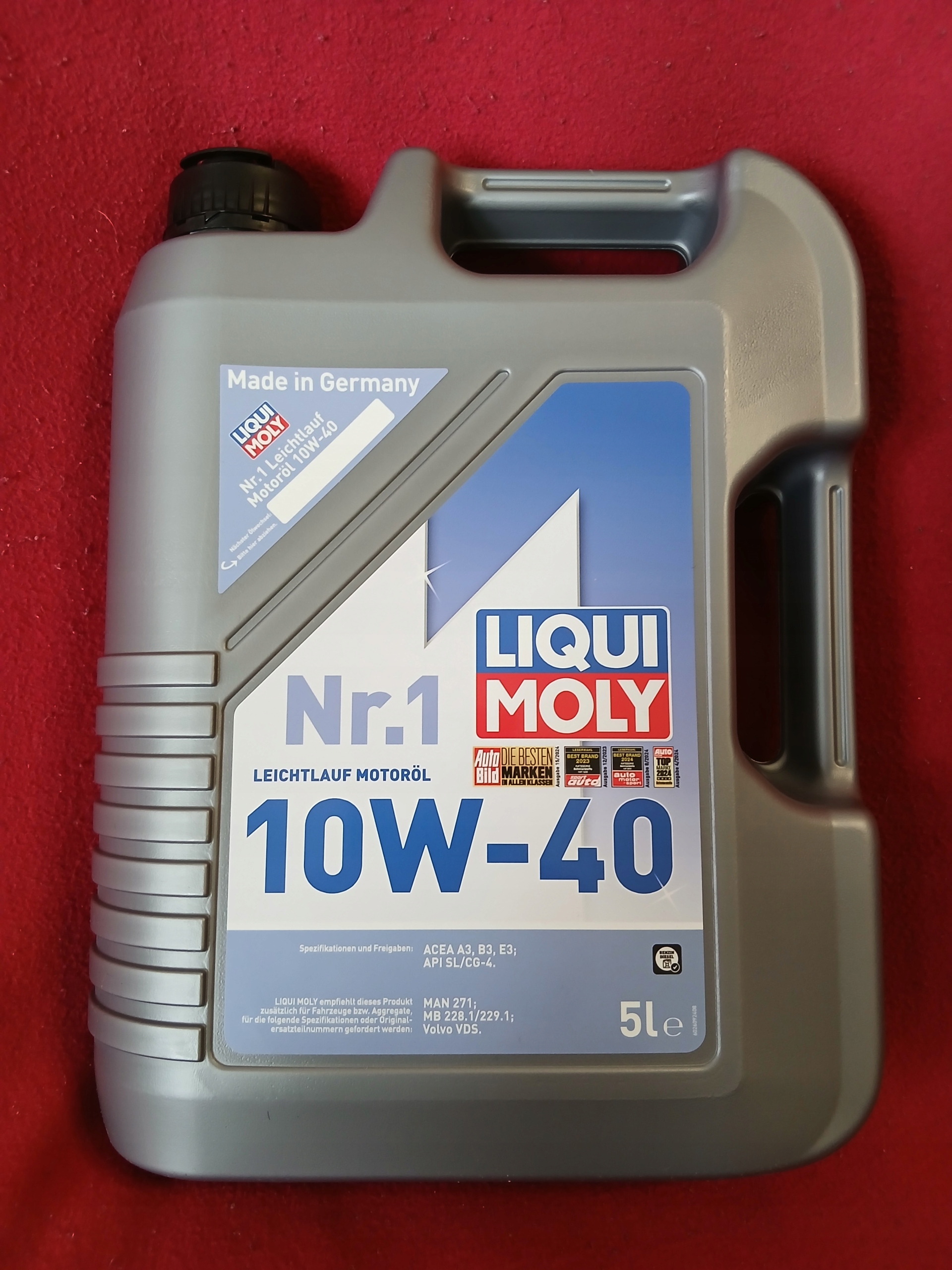 Olej silnikowy Liqui Moly Leichtlauf Motoröl 10W40 (5 Litrów)+ z Niemiec