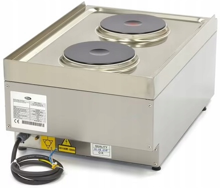 Kuchnia Elektryczna Nastawna 2 Palniki 3,5 kW 60x50 cm Maxima 09391550