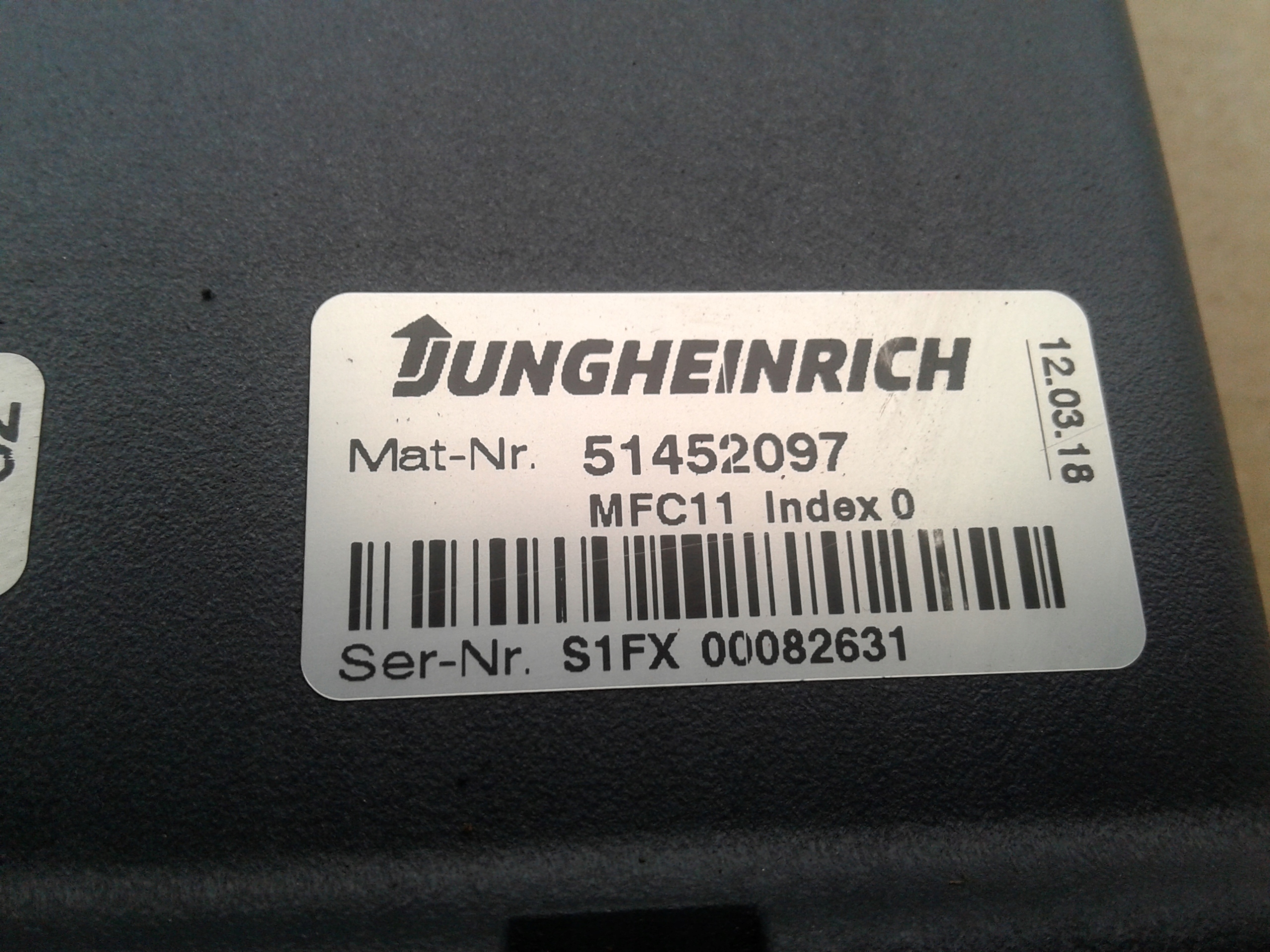 Sterownik Jungheinrich 51452097 Marka wózka Jungheinrich