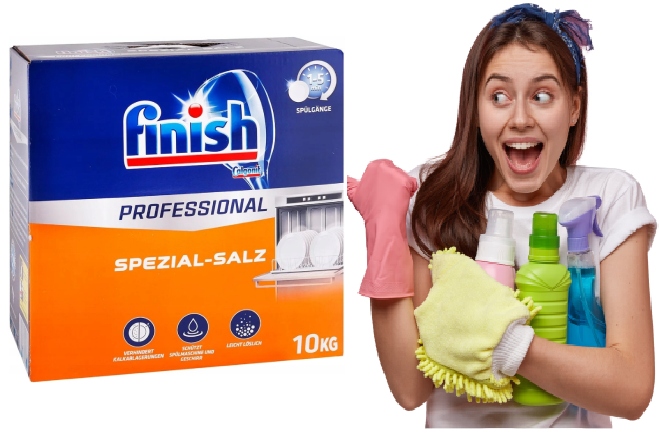 

Sól Zmywarki Finish Gruboziarnista Zmywarek 10KG
