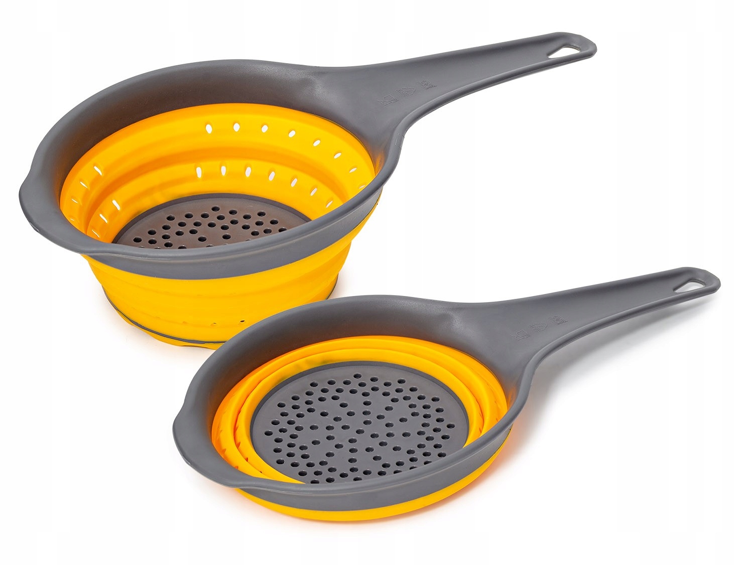 

Cedzak składany silikonowy durszlak z rączką 14cm