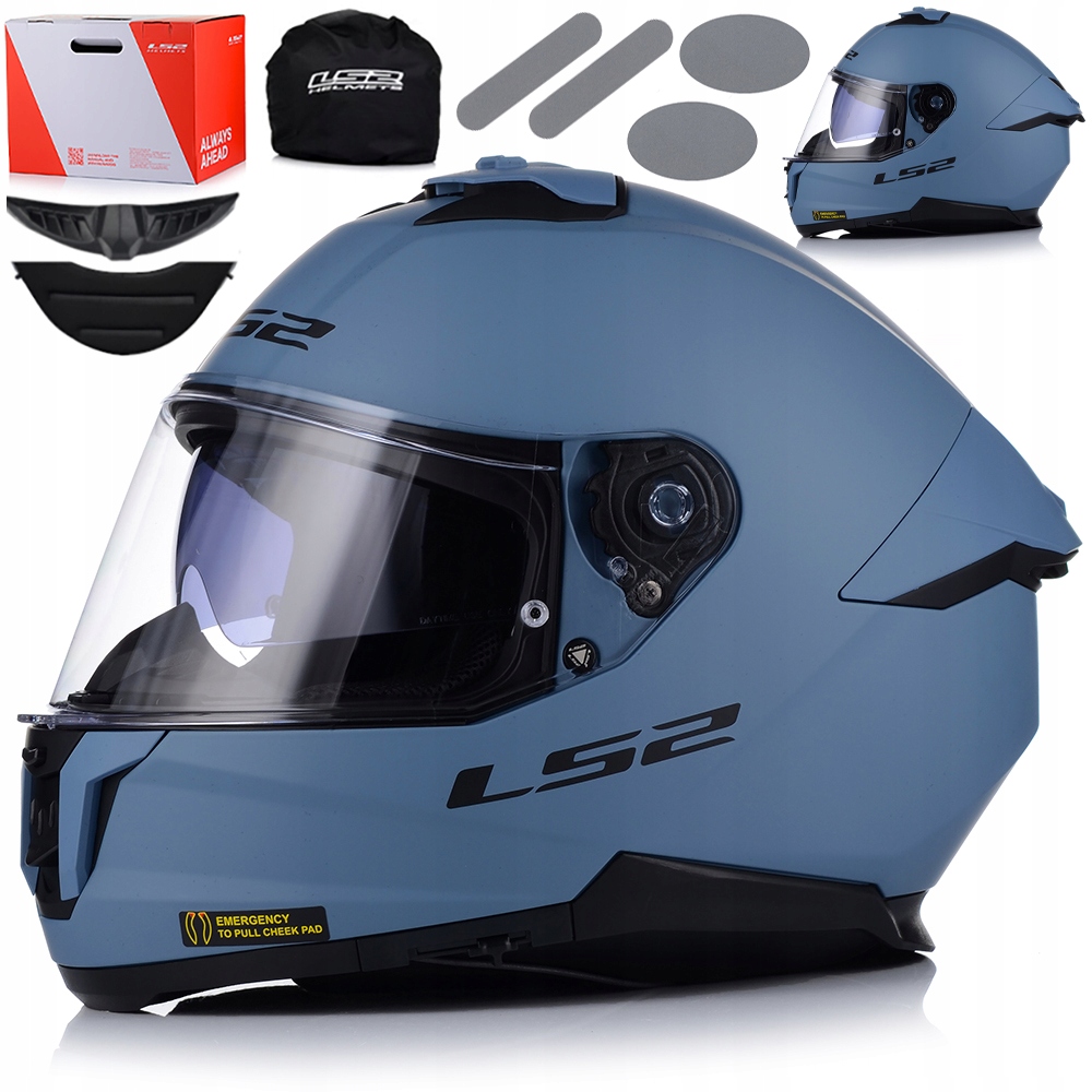 Motocyklová Prilba LS2 FF808 Stream II Misty Matt Systém Pinlock Clona