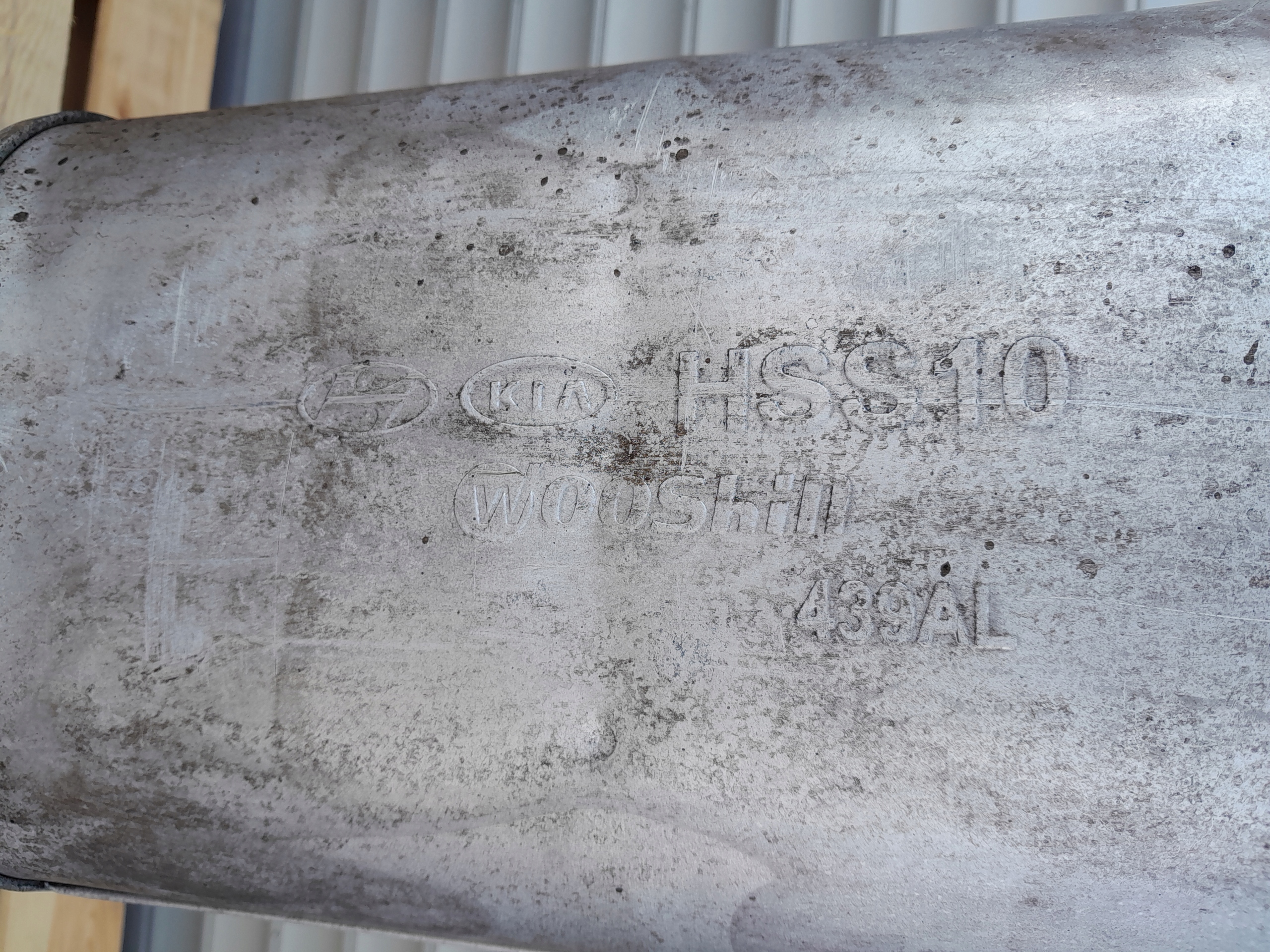 KIA CARNIVAL 2022 TLUMIK catalyst exhaust pipe central