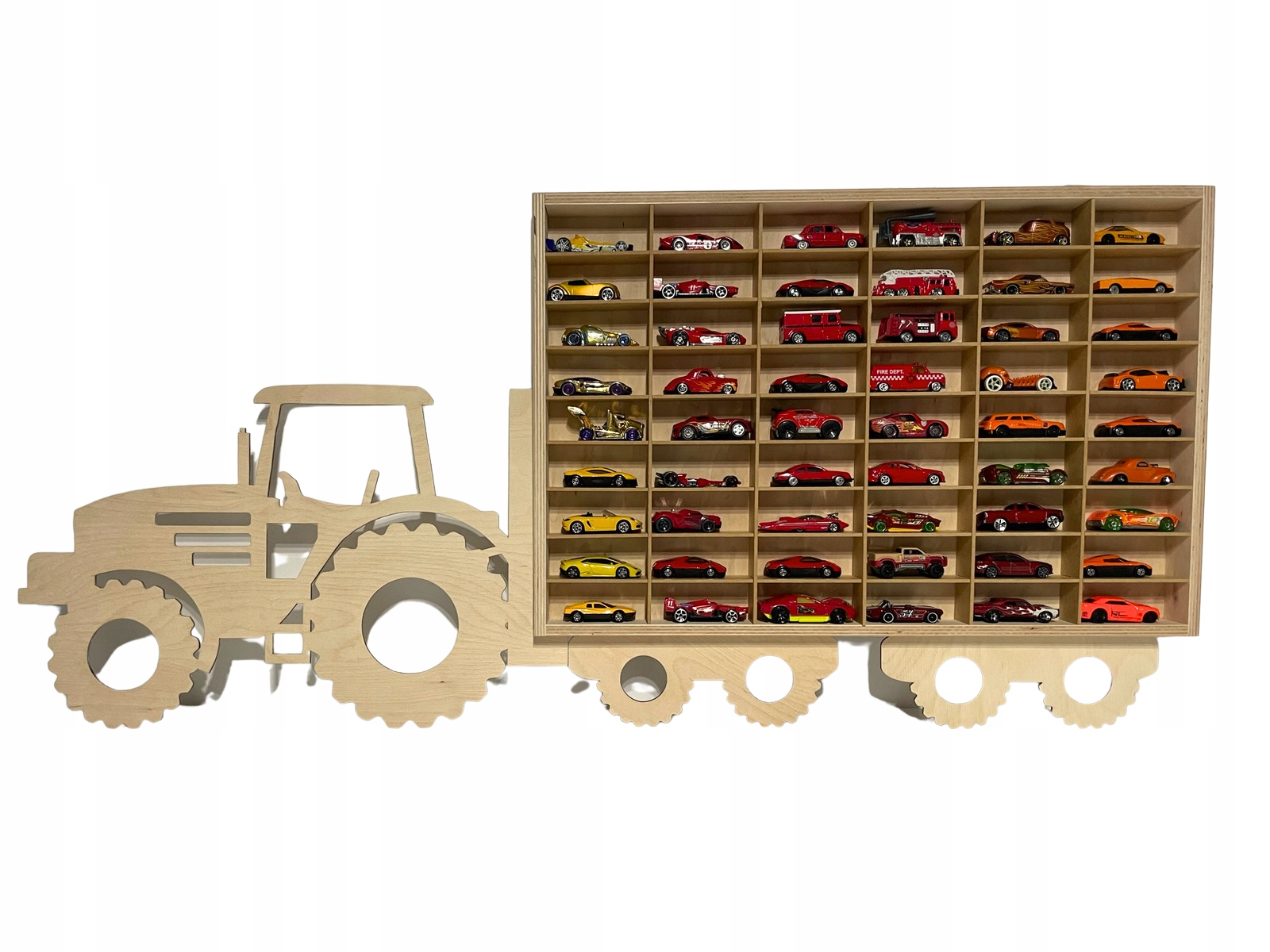 

Półka traktor na resoraki Hot Wheels autka