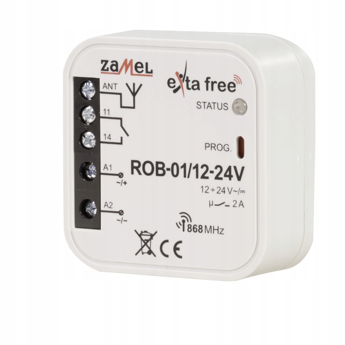 

Radiowy odbiornik bramowy ROB-01/12-24V Zamel