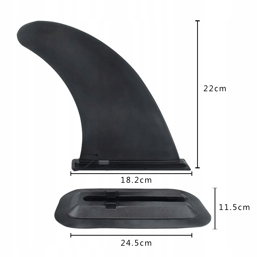 PŁETWA STATECZNIK ŚRODKOWA DESKI SURFINGOWEJ SUP CZARNY Rodzaj finy