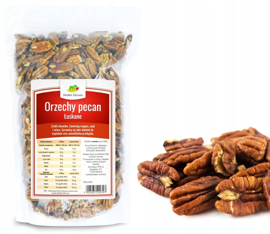 Pekanové ořechy nejvyšší kvalita 1 kg 100% půlky