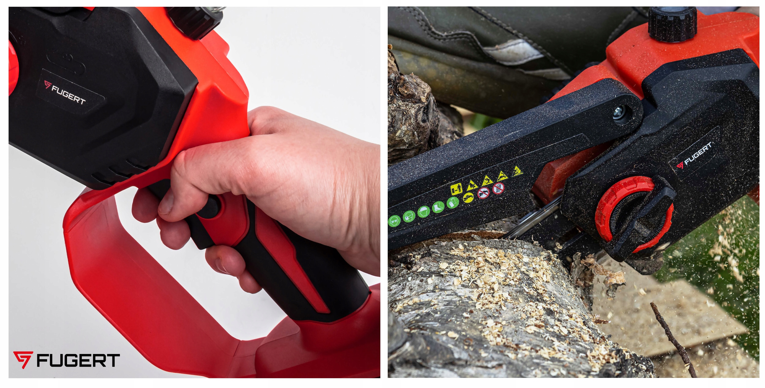 PIŁA ŁAŃCUCHOWA AKUMULATOROWA 8 CALI GAŁĘZIÓWKA PILARKA BEZSZCZOTKOWA 2X21V Długość prowadnicy 24 cm