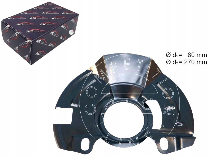 OSŁONA TARCZY HAM.PRZEDNIA LEWA AIC