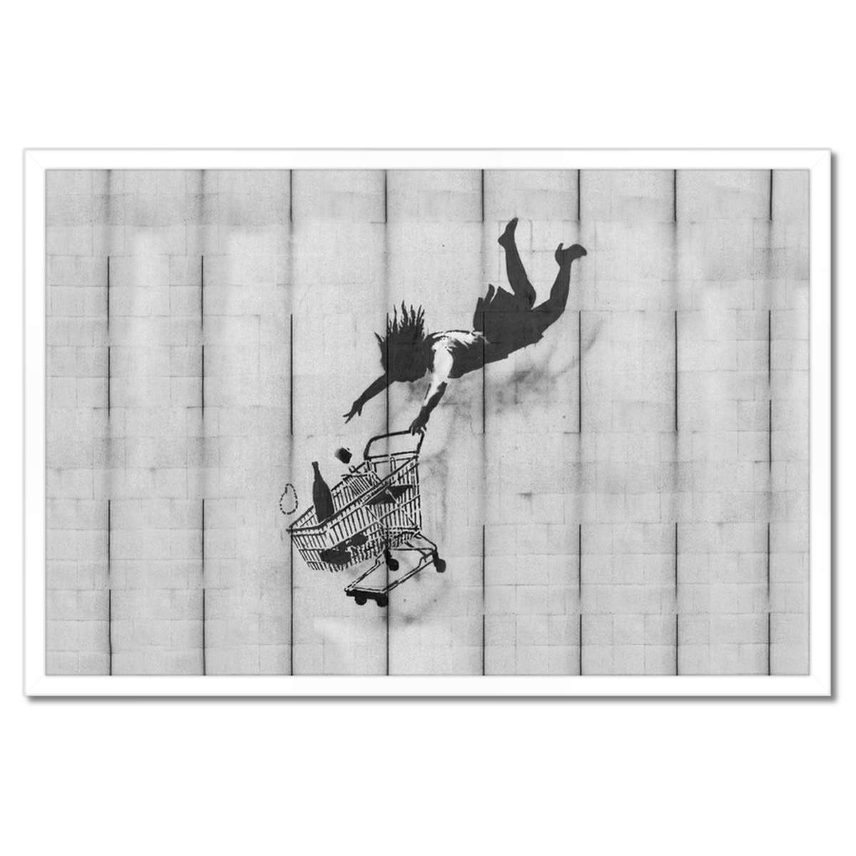 Plakáty v rámu 60x40 Banksy košík