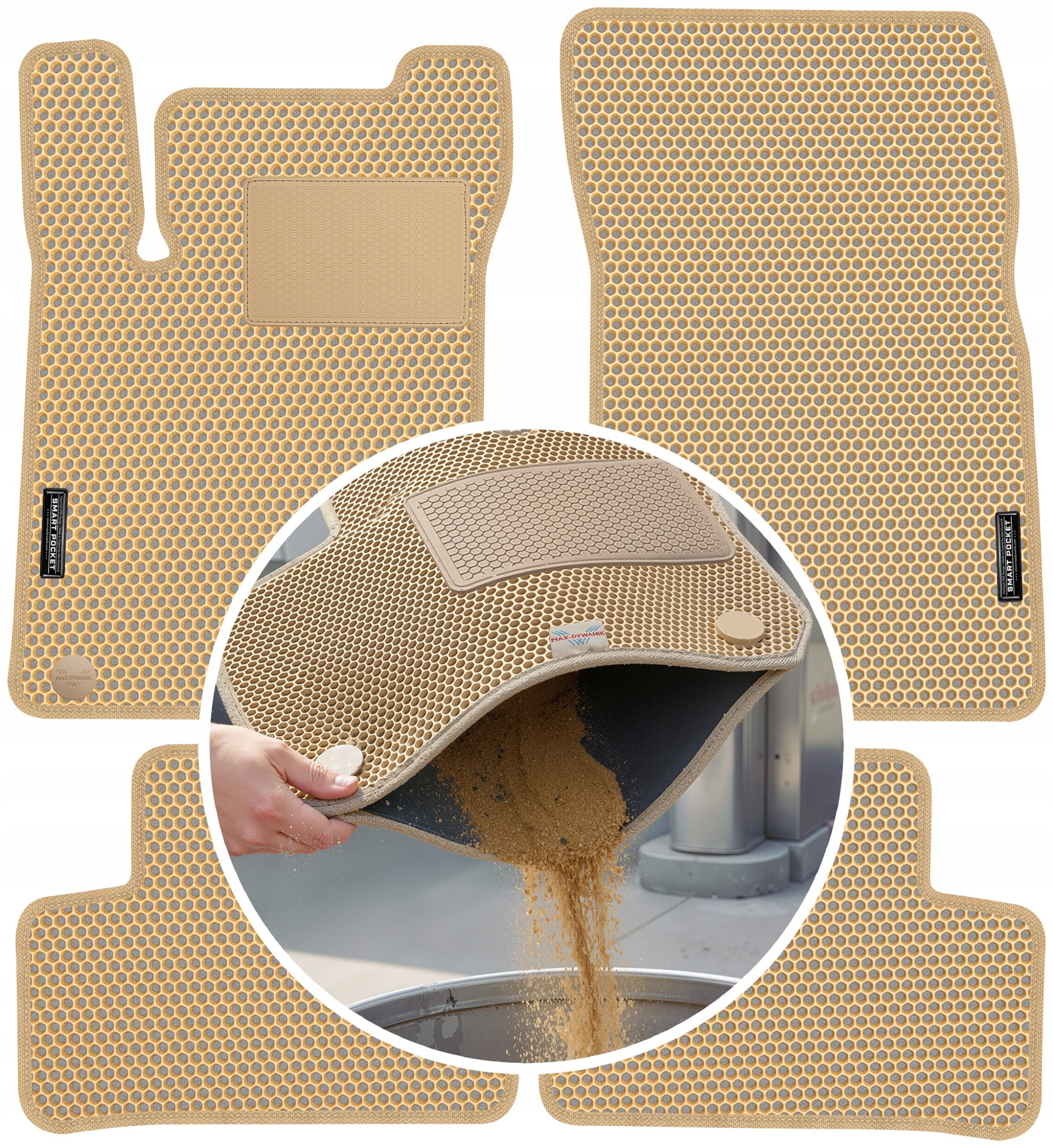 A-Klasa W177 2018 Koberce Eva Smart Pocket