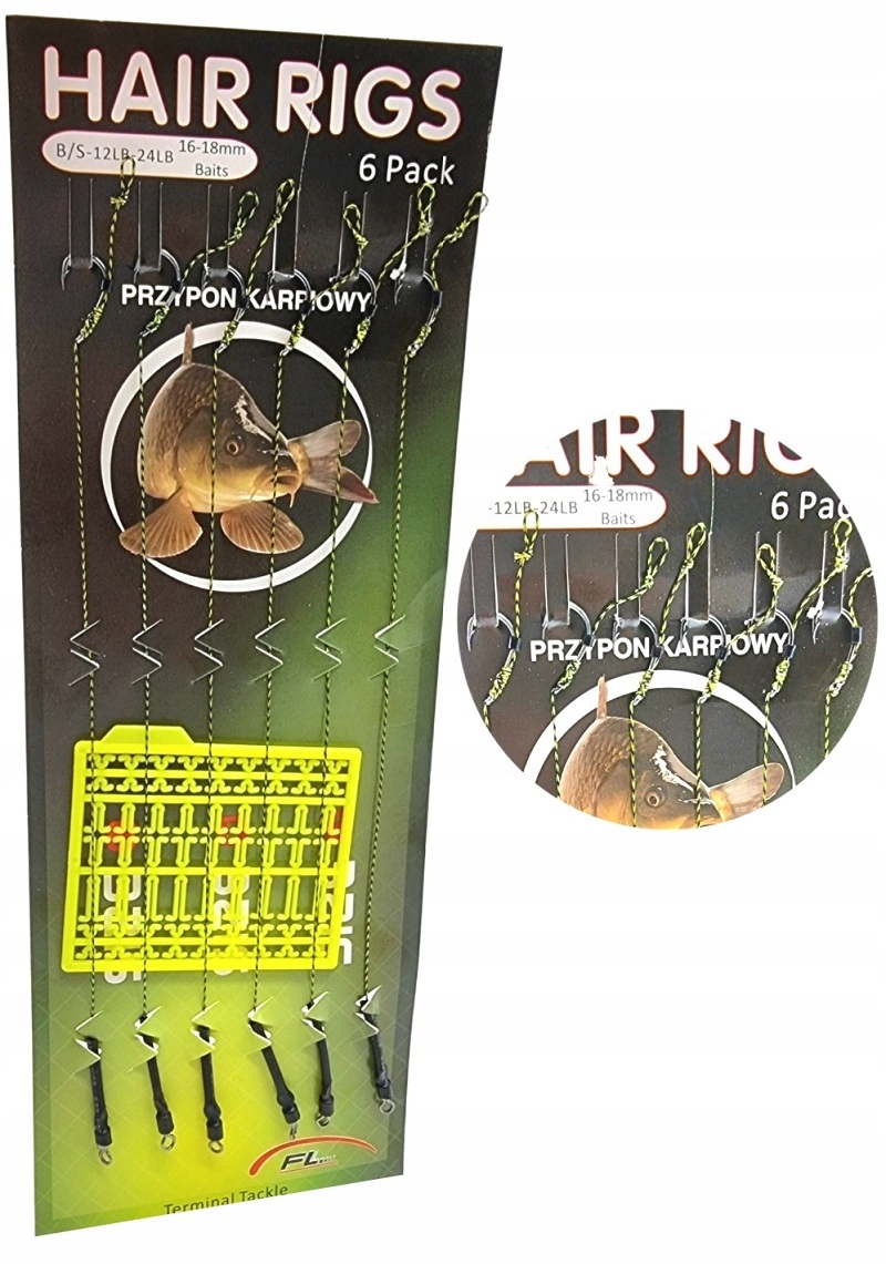 

Przypony Karpiowe 2 przypon z włosem method feeder