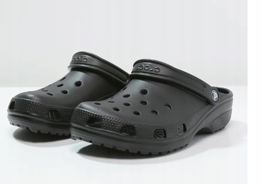 Crocs Classic Klapki Męskie Czarne Logo 48-49 S7A