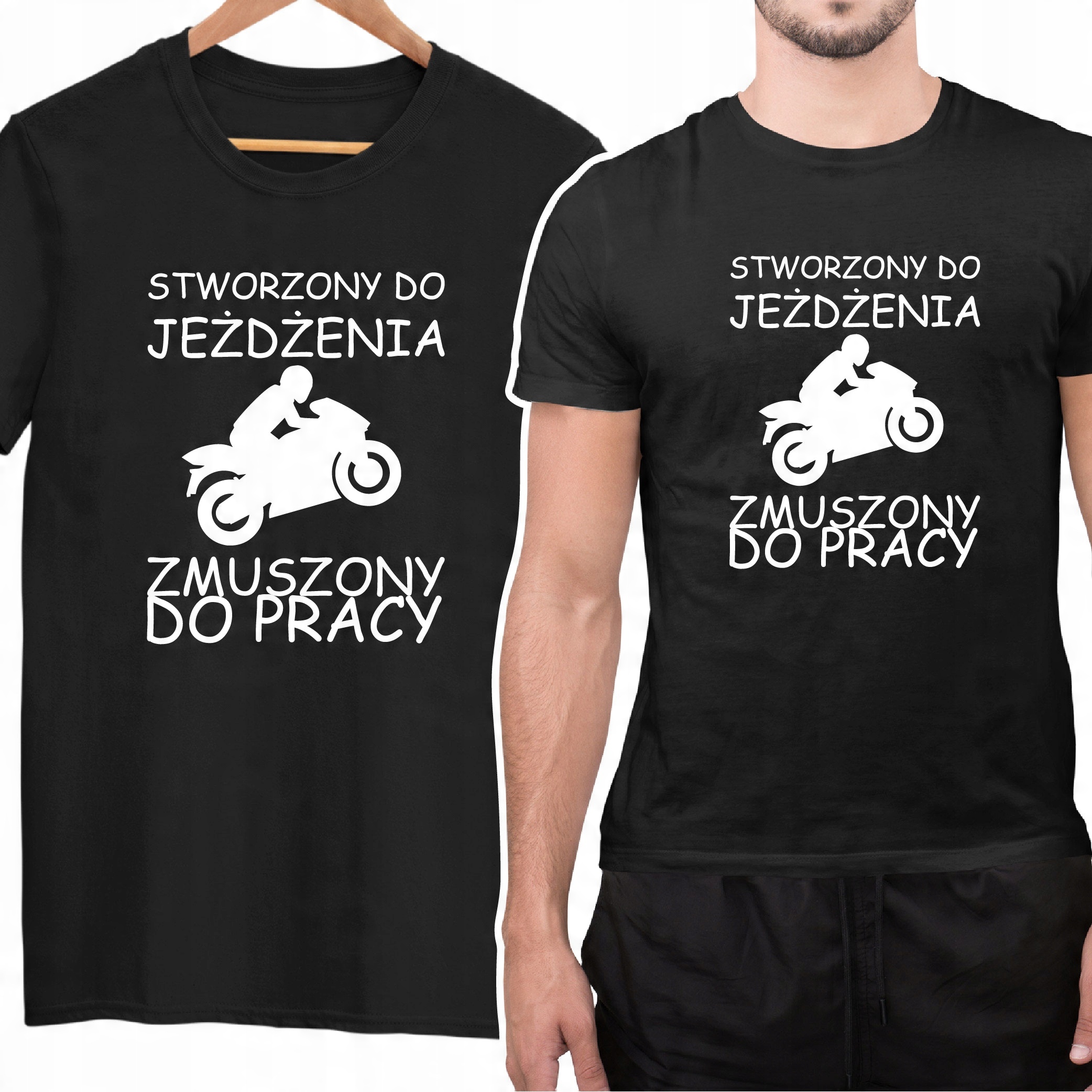 

Koszulka Tshirt Z Nadrukiem Motocykl Zabawna