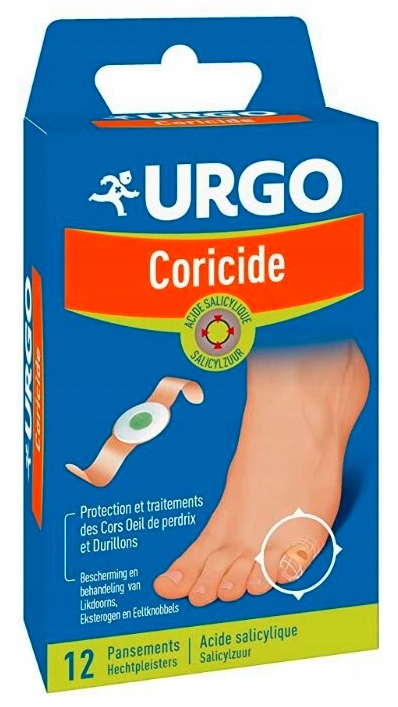 

Urgo plastry na odciski z kwasem salicylowym 12szt