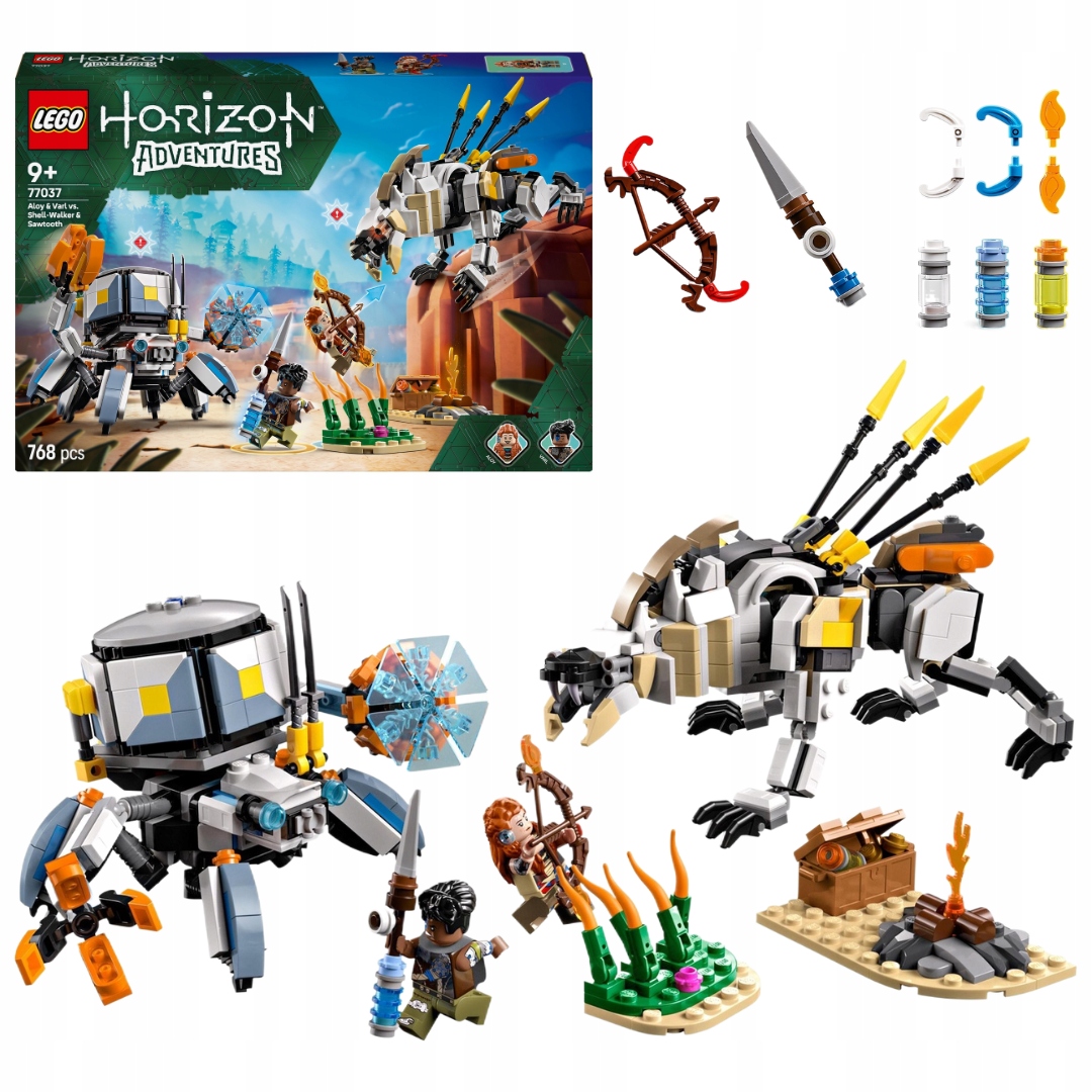 Lego Horizon Adventures 77037 Aloy a Varl versus Krabołaz a Piłoąb