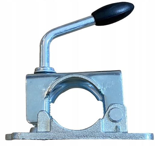 UCHWYT KOŁA PODPOROWEGO OBEJMA WINTERHOFF ŻELIWNA fi48 DO PRZYCZEPY LAWETY Marka Winterhoff