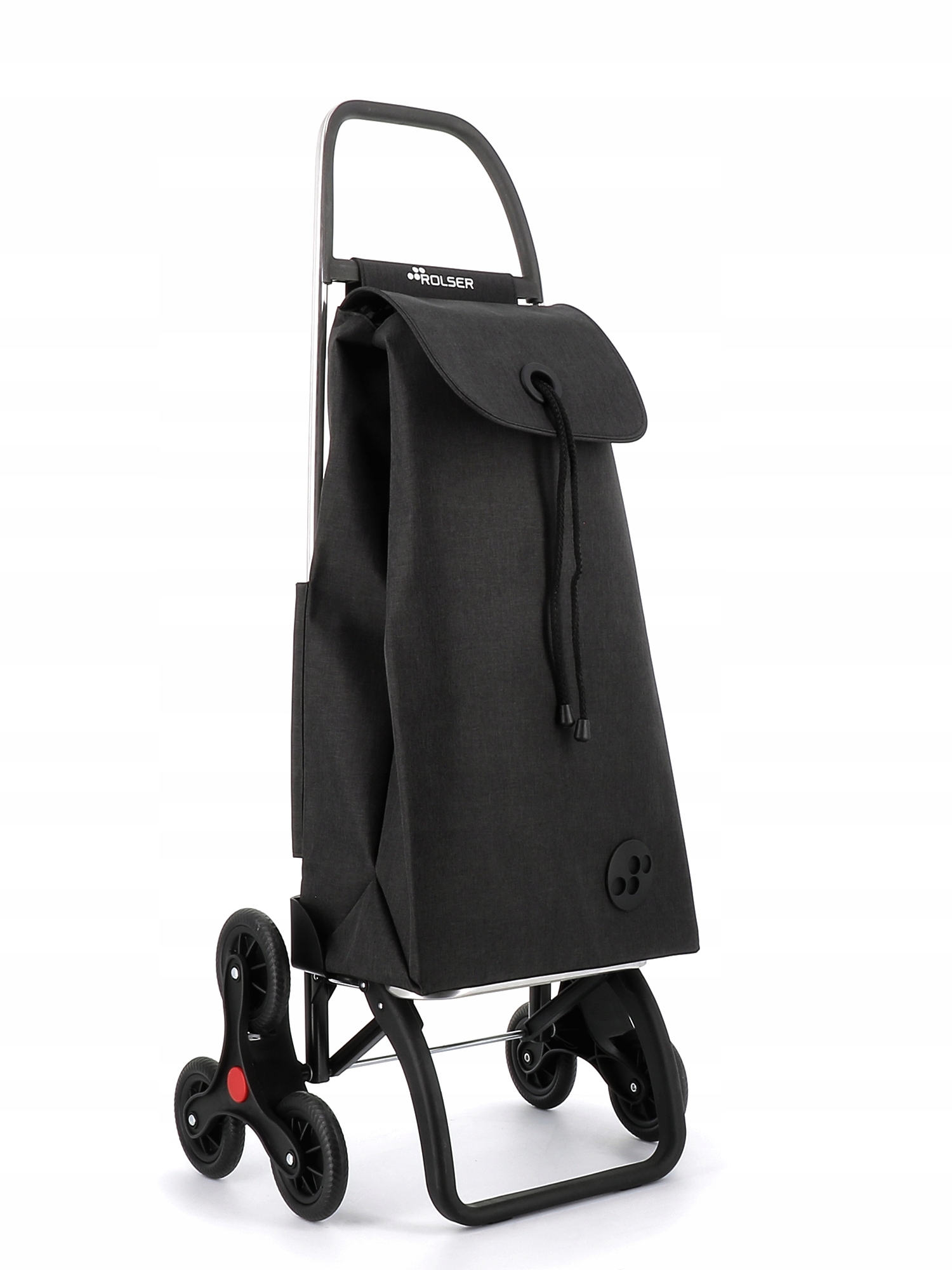 Wózek na zakupy Rolser 43L, 6 kół system na schody I-Max Tweed 6 czarny
