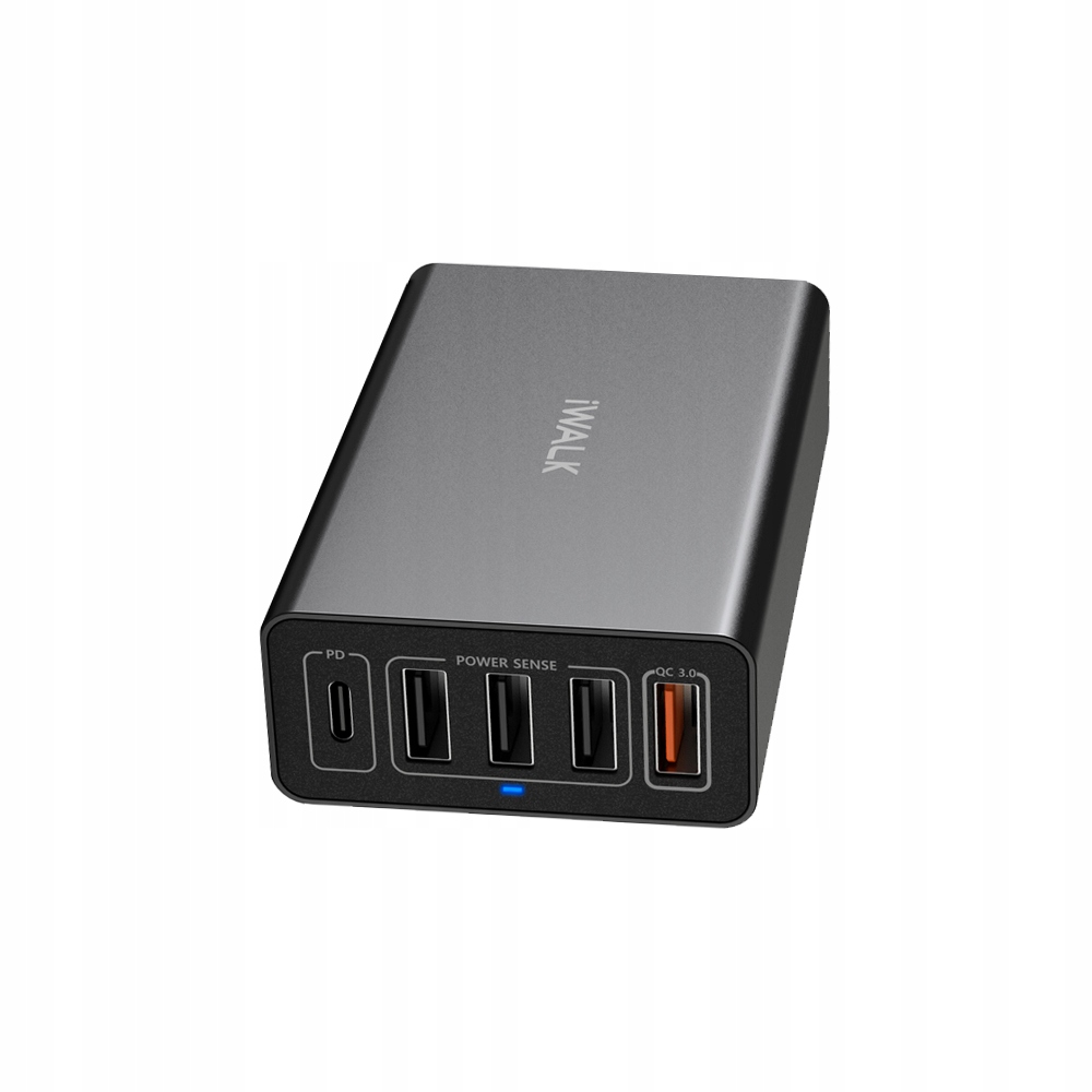 Ładowarka wieloportowa iWALK Leopard P5 PD QC 60W Złącza USB typ C USB