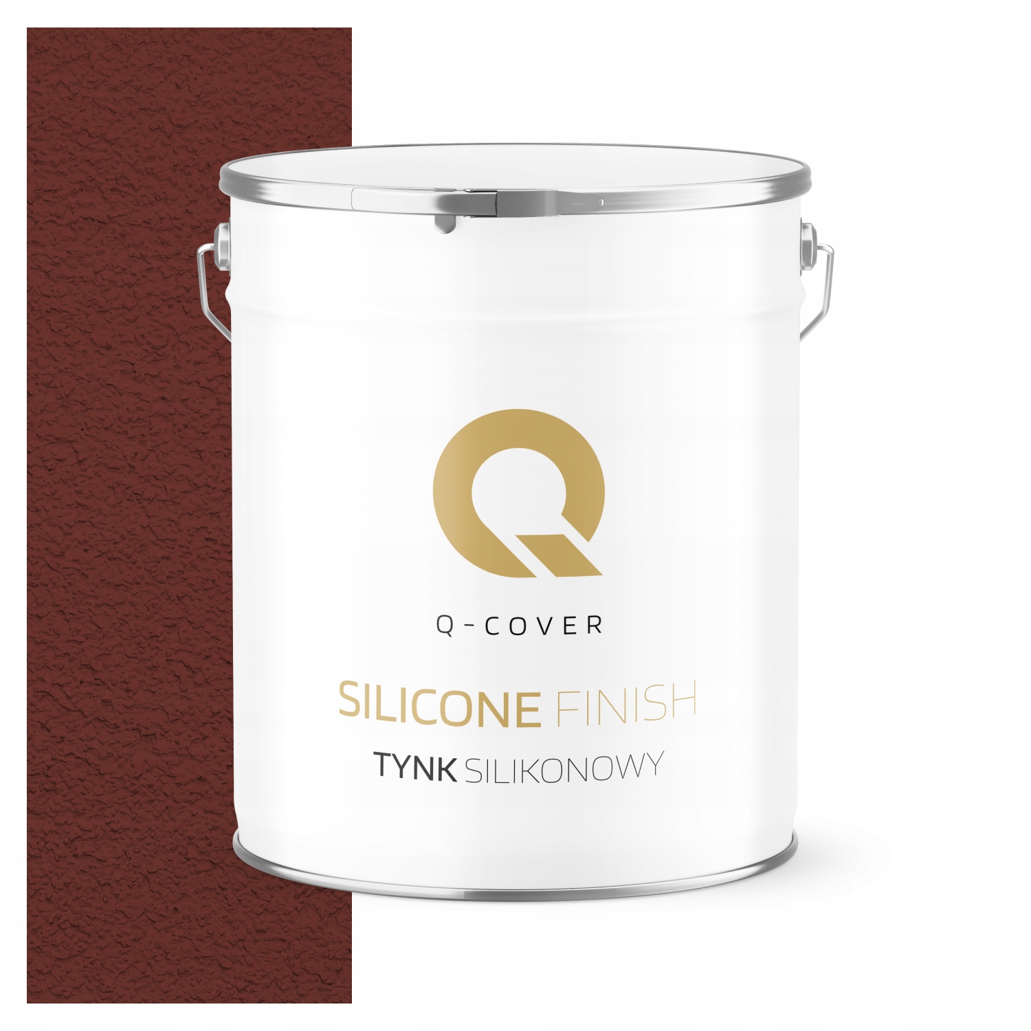 Silikonová Fasádní Omítka Třešňová Ral 3009 7 Kg Beránek Granulace 2.0 mm