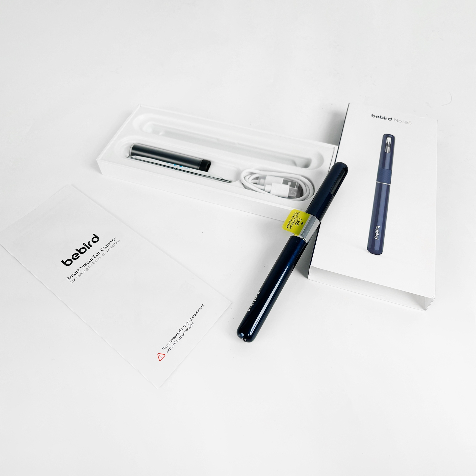 BeBird Otoskop Czyszczenie uszu kamerka Note5 + 6 łyżeczek do uszu