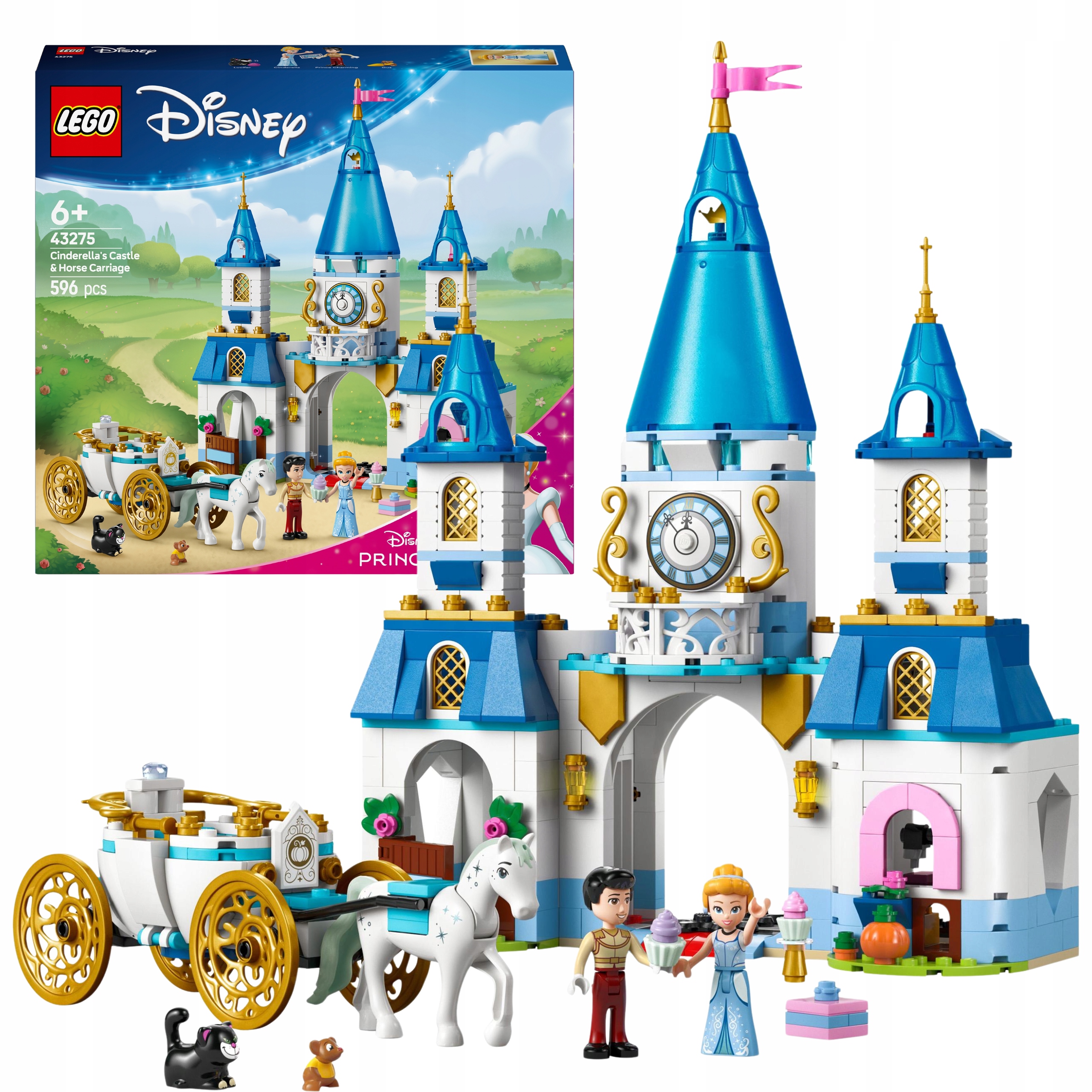 Lego Disney Zamek Kopciuszka I Kareta Zestaw Klocków Klocki Święta