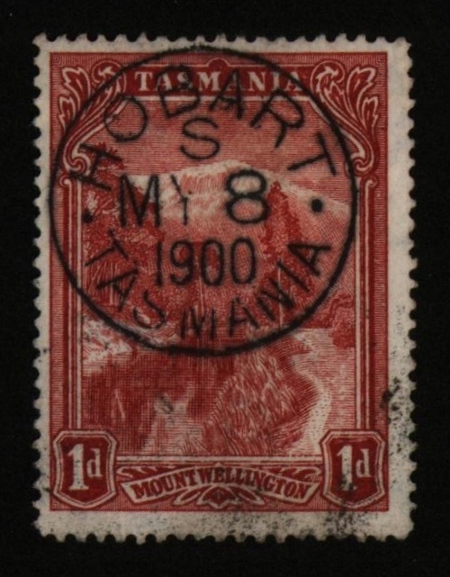Kolonie Brytyjskie TASMANIA - PIĘKNY STEMPEL HOBART 1900 R. LPIc1