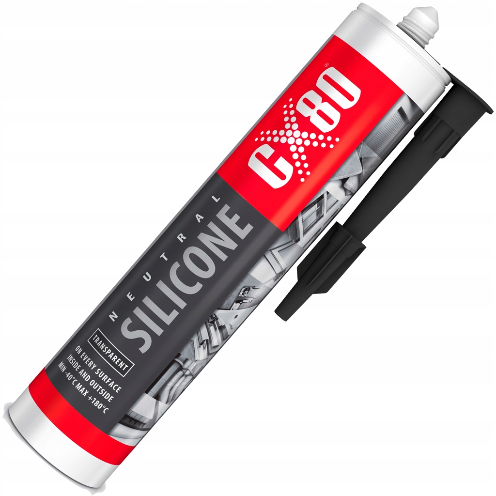 

CX80 Silikon Budowlany Neutralny Bezbarwny 310ML