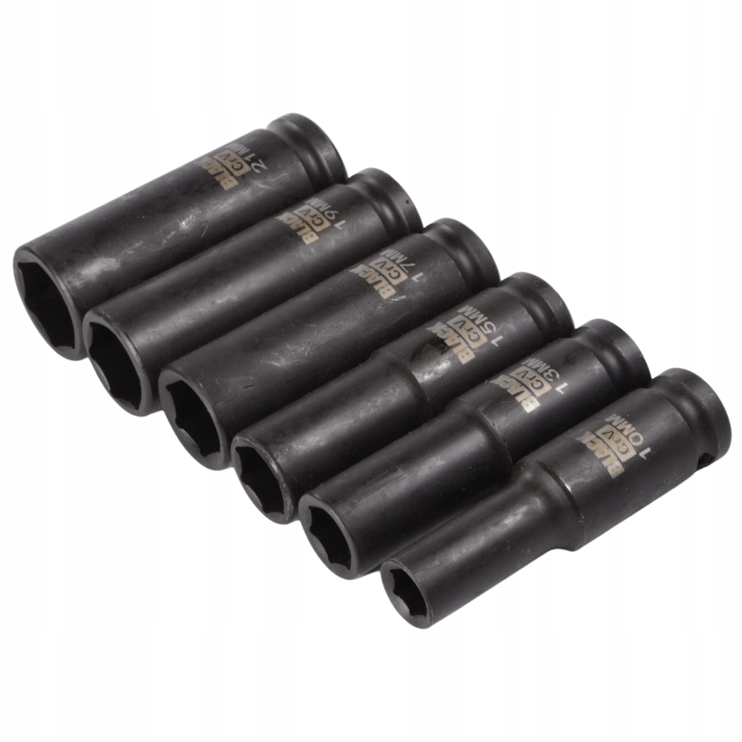 NASADKI UDAROWE ZESTAW NASADEK KUCZY NASADOWYCH UDAROWYCH 1/2 10-21 BLACK Marka Black