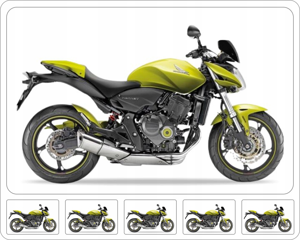 Samolepky Na Motocykl Juula Pro Honda Cb 600 F Hornet 2009-2010 Žluté Y205
