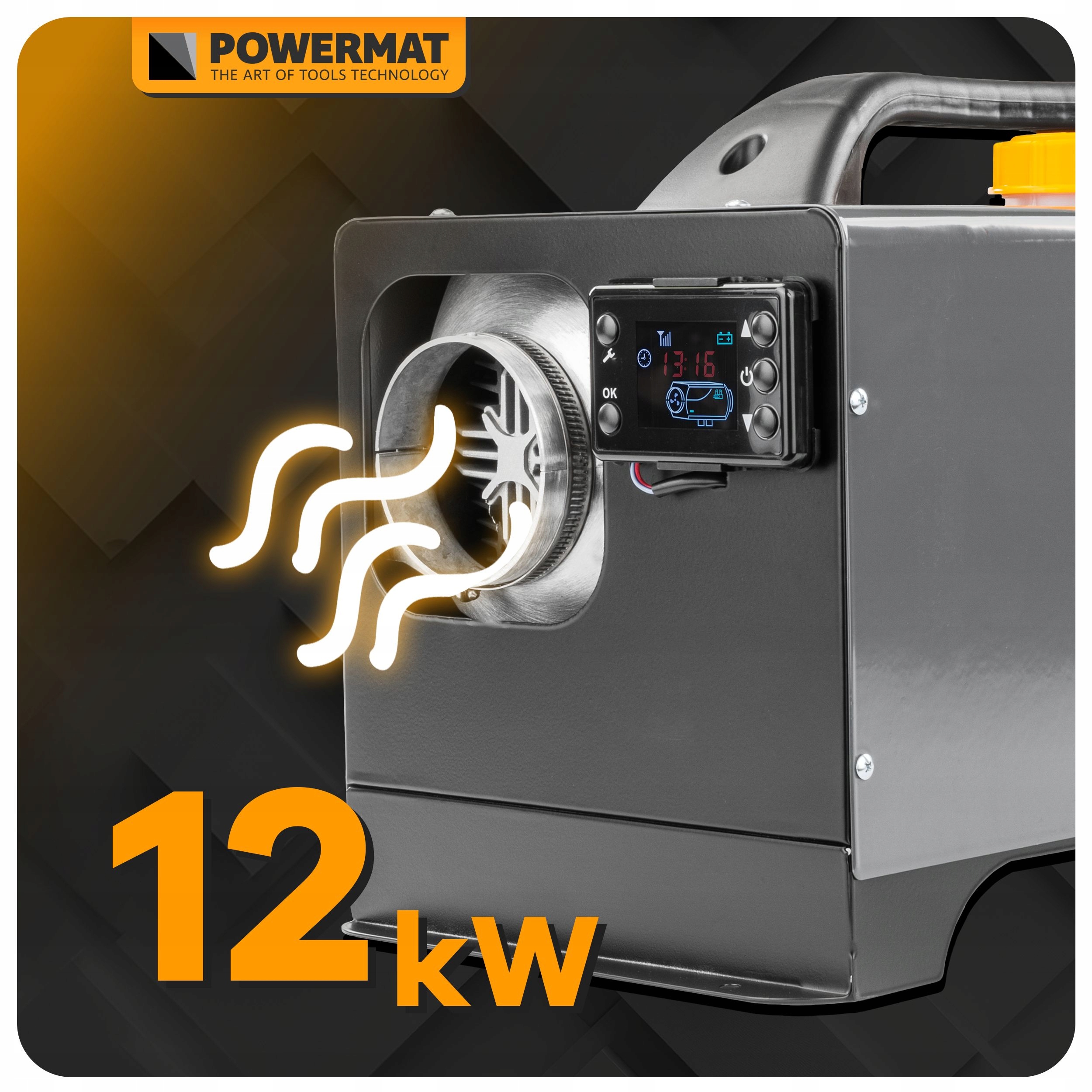 Încălzitor de ulei Powermat 12 kW Cod producător PM-AG-8M4 / PM1313