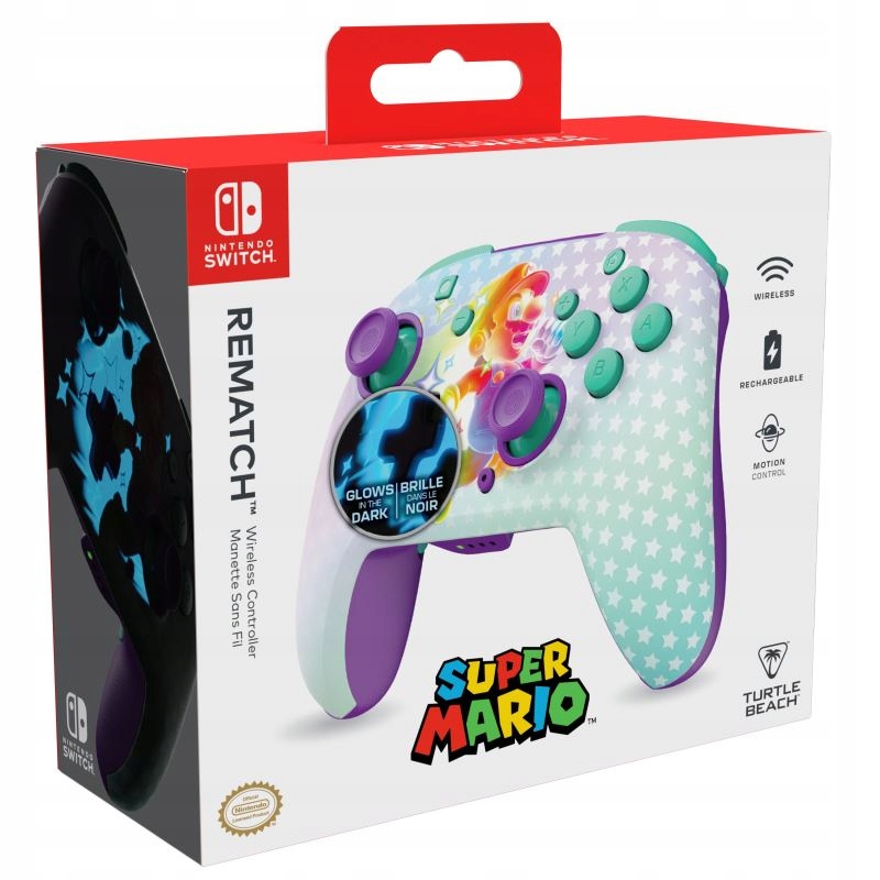 Turtle Beach Rematch Bezdrôtový ovládač pre Nintendo Switch 2 (Glow) Invinc