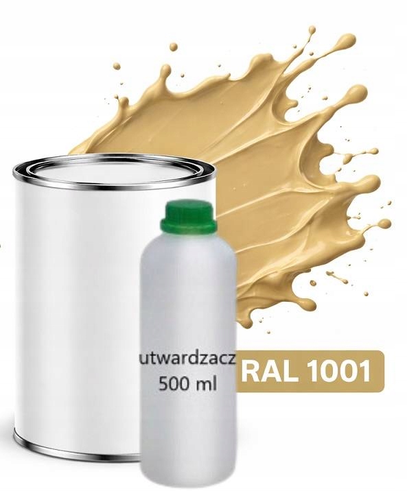 Ral 1001 Polyuretan Akryl 2:1 1L Pololesklý Lak Tužidlo Normal 0,5L
