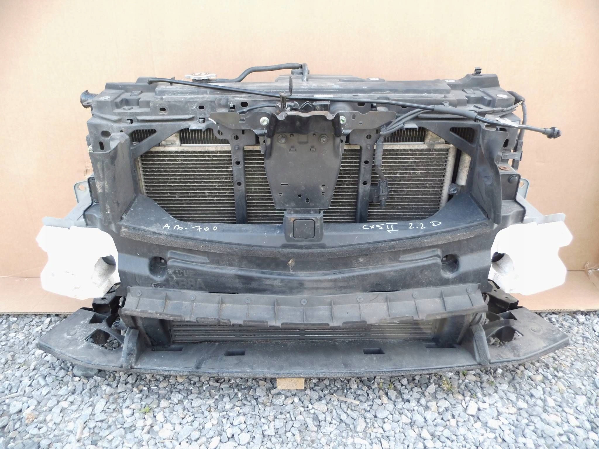 Mazda CX-5 II 2018-2022 2.2 DIESEL support panel for radiators pillar complete