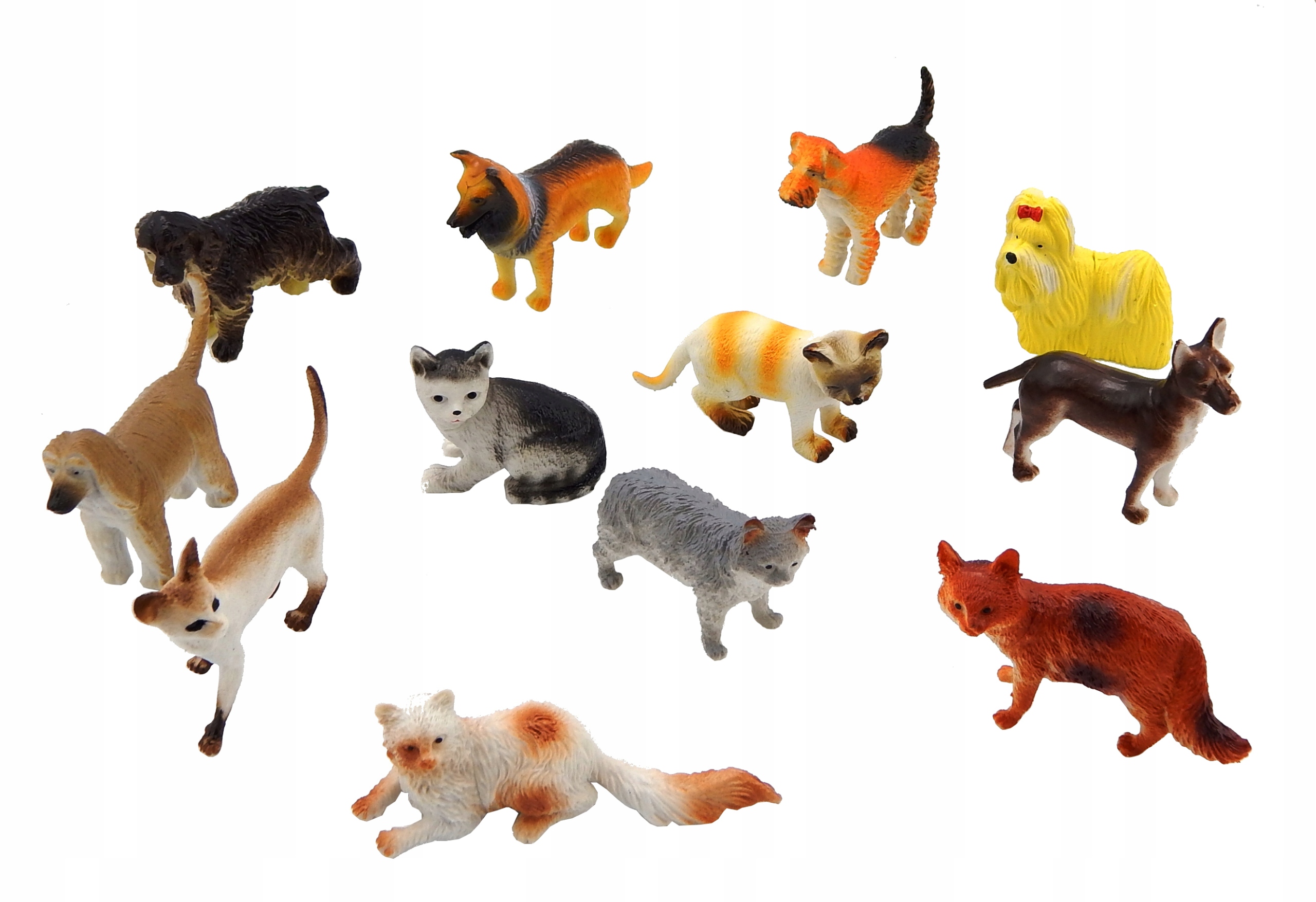 A3122 Zwierzęta psy i koty zestaw 12szt mix Kod producenta A3122