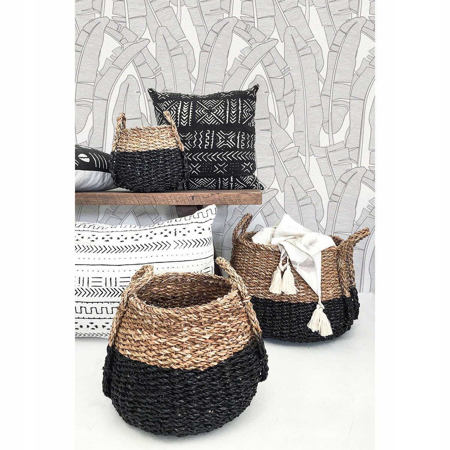 

Tapeta flizelinowa Liście banana 312x219 cm + klej