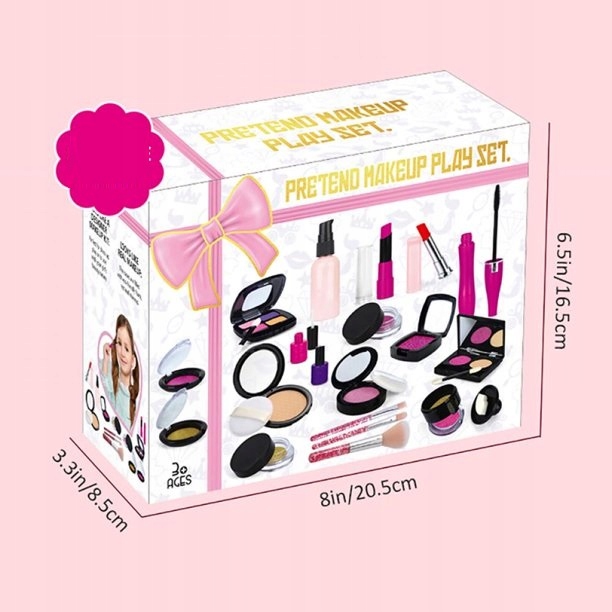 Zestaw Do Malowania Makijażu Dla Dzieci Makeup Zestaw Imitujący Kosmetyki Płeć dziewczynki