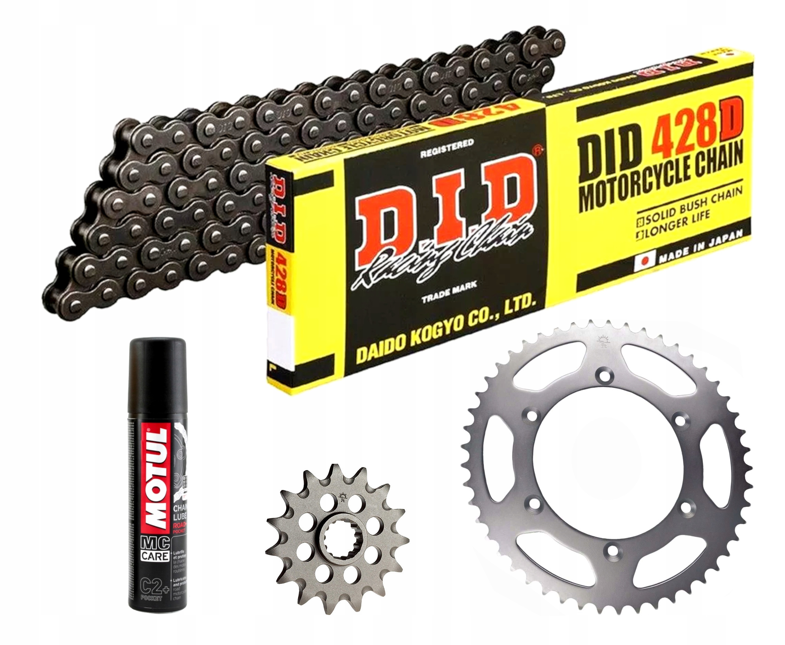 500296 - Приводная цепь XVS125 2000-2003 DRAGSTAR DID428D