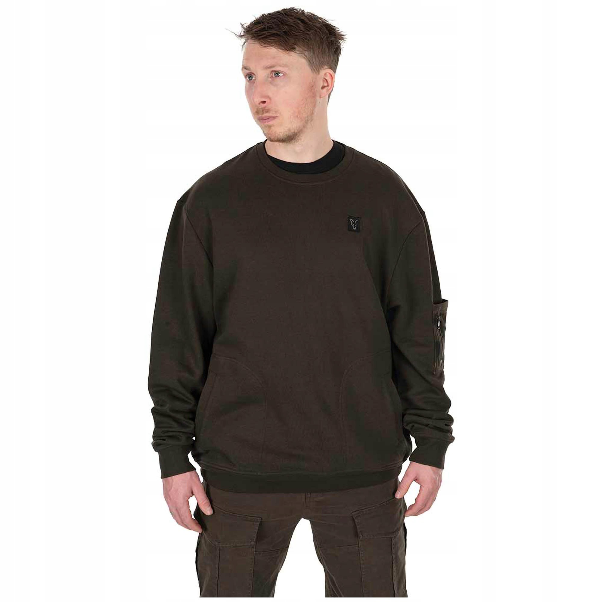 Mikina Fox Lw Khaki Pullover XXXL
